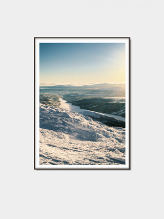 Foto Åredalen i solen. Motiv poster