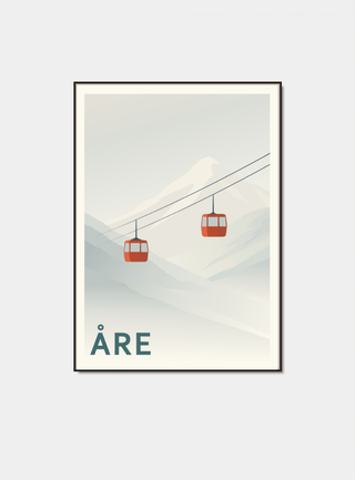 Kabinbanan i Åre – Grafisk Fjällposter