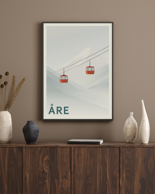 Kabinbanan i Åre – Grafisk Fjällposter