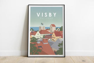 Poster på Visby. Stora Torget.