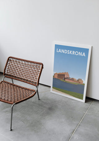 Poster med motiv från Landskrona