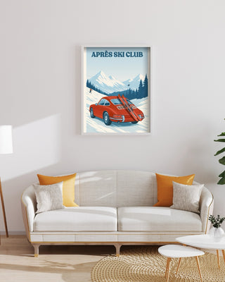 Après Ski Club – poster till fjällstuga