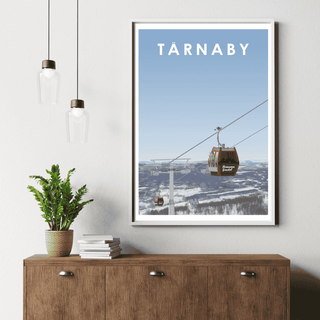 tärnaby poster kabinbana
