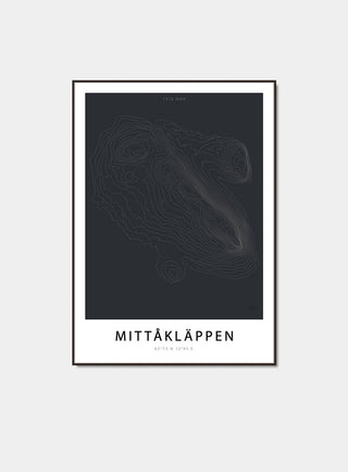 Mittåkläppen - Topografi