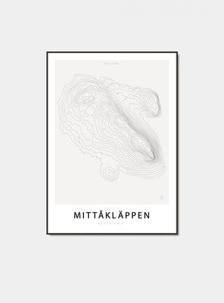 Mittåkläppen - Topografi